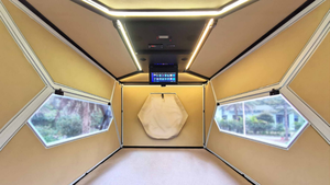 جديد شاحنة خارجية 600 واط solar <span class=keywords><strong>camping</strong></span> rv <span class=keywords><strong>auto</strong></span> travel trailer aluminium 3-4 شخص سيارة خيمة مسقوفة خيام مسقوفة بغلاف صلب - Product Image 3