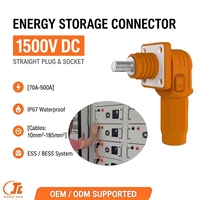 Connecteur de stockage d'énergie industriel, borniers de câblage pour armoire de batterie photovoltaïque nouvelle énergie, IP67 70A-500A ABS/Nylon