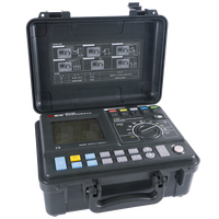 Testeur de résistance de terre et d'isolement numérique Peakmeter MS2308, portable, 3/4 pôles, CAT III 300V, test de résistivité du sol, écran LCD