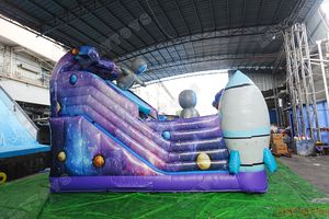 Lilytoys astronaute espace thème personnalisé gonflable rebond maison Combo Moonwalk saut châteaux avec toboggan - Product Image 3