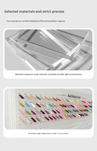 Tableau d'affichage mural personnalisable pour les conseils d'art des ongles, outil de salon de manucure ou tableau de comparaison des couleurs pour les salons de manucure - Product Image 3