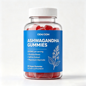 Gomitas de Ashwagandha de Marca Privada OEM/ODM con Glicinato de Magnesio, Aumentan la Energía, Mejoran el Sueño para Adultos, Hombres y Mujeres - Product Image 1