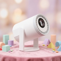 Projecteur à courte focale TURN1 Android 14, écran large jusqu'à 235 pouces, haut-parleurs intégrés pour une visualisation immersive