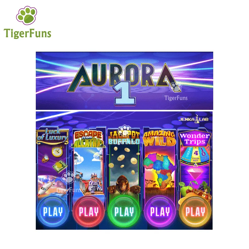 2022 Hot Selling Arcade Entertainment Factory Customized Direct Sale Coin Operated Game Aurora 2 Arcade Game Machine