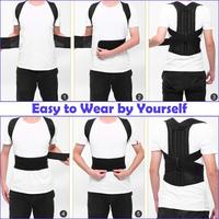 Correcteur de posture pour orthèse dorsale pour femmes et hommes Soutien lombaire pour le dos Soutien de la posture des épaules pour améliorer la posture et le dos