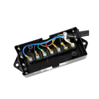 Boîte de connexion de fil de remorque couleur 7pin pour camping-car caravane bateau lumière nouveau câblage Météo Festival 7 pôles harnais boîte de jonction 7way
