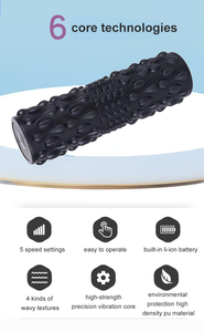 高品质<span class=keywords><strong>3</strong></span>速usb充电臀部瑜伽健身振动泡沫滚轮，带振动深度 - Product Image 4