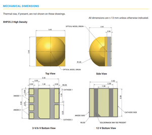 SMD ، 3V 6000mA 18W xp35.2 XHP35B كثافة عالية أبيض - Product Image 3