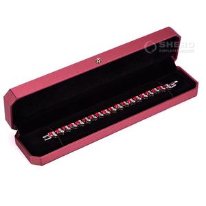 Wholesale Octagonal Pu Leather Jewelry Boxes High Grade With Velvet Lining For Rings Necklaces Bracelets - Product Image 1