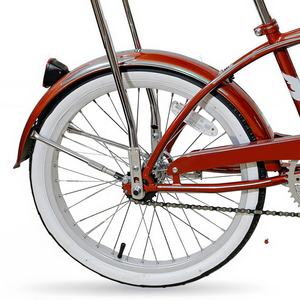 Bicicleta Lowrider de 20 Pulgadas de Buena Calidad y Precio Económico, Cuadro de Acero, Frenos de Contrapedal, Horquilla Springer, Piezas de Bicicleta Lowrider - Product Image 3