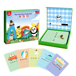 Cartes d'apprentissage précoce réutilisables pour tout-petit, stylo d'entraînement au contrôle, papier réutilisable pour enfants, jouets de <span class=keywords><strong>jeu</strong></span> de cerveau - Product Image 5