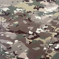 Tela de camuflaje Oxford impermeable con forro polar para chaquetas softshell de exterior