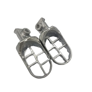YHMOTO Rear <b>Footrests</b> Fussrasten for Yamaha PW50 PW80 TW200 Motorcycle Passenger Pedal Rear Foot Set - Product Image 1