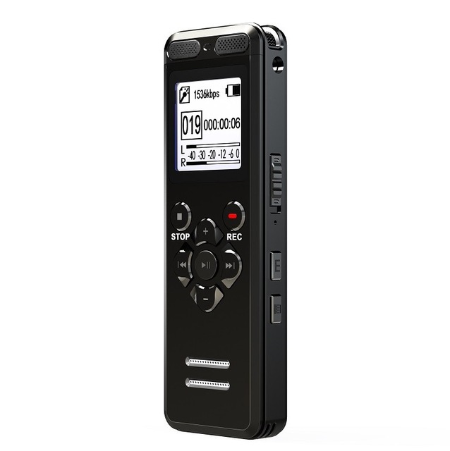Accept Customized Audio Digital Activated Zinc Alloy Metal Shell PCM Voice Recorder