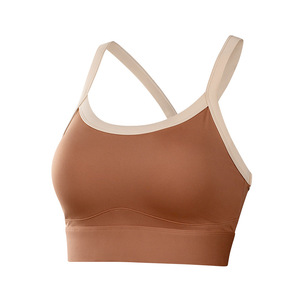 Sujetador deportivo ajustable para mujer, top de yoga a prueba de golpes, top corto para correr y gimnasio con espalda hermosa - Product Image 1