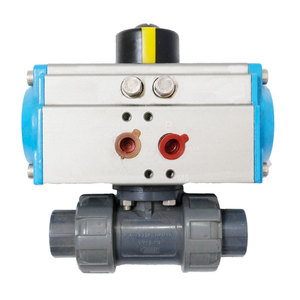 1/2 "3/4" 1 "2" uPVC cpvc pph PPR hóa chất nhựa đôi Công Đoàn 2 cách PVC khí nén bóng van - Product Image 3