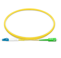 Cordon Fibre Optique Simplex LC UPC Vers SC APC 2.0mm G657A1 OS2 Monomode 1m 2m