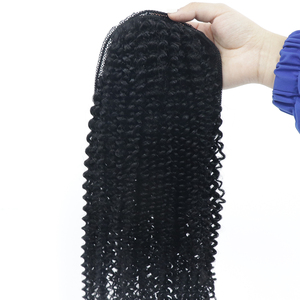 2025 <strong>New</strong> Product Unprocessed Raw <strong>Brazilian</strong> Hair Ponytail Kinky Curly 3A3B Hair Extensions for Women - Product Image 5