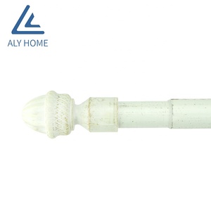 ALY DECOR Set di Aste <span class=keywords><strong>per</strong></span> Tende Moderne Estensibili in Metallo <span class=keywords><strong>a</strong></span> Palo Singolo - Montaggio <span class=keywords><strong>a</strong></span> <span class=keywords><strong>Soffitto</strong></span> Durevole <span class=keywords><strong>per</strong></span> Soggiorno, Battesimo, Ritorno <span class=keywords><strong>a</strong></span> Scuola, Bar - Product Image 1