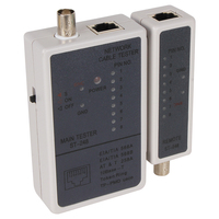 Comprobador de Red Multifuncional VCOM 2 en 1, Comprobador de Cables Telefónicos para Pruebas de Señal de Internet
