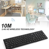 Combo de Teclado y Ratón Inalámbrico LED Mini Slim para Oficina y Juegos, con 2.4GHz para Laptop - En Stock