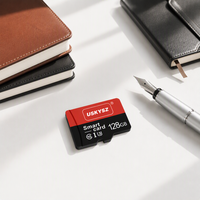 Carte mémoire TF V30 de 128 Go haute endurance pour caméra embarquée 4K, enregistrement jour/nuit, cycle de fonctionnement continu