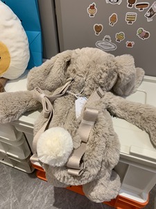 Boneka Kelinci Pegang Kue dengan Isian Kapas PP Super Lembut, Teman Penghibur Ulang Tahun, 31-50cm, 5-13 Tahun - Product Image 3