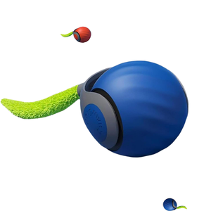 Giocattoli per gatti interattivi per interni giocattoli per gatti per interni che rotolano velocemente sul tappeto cinguettio e movimento - Product Image 1