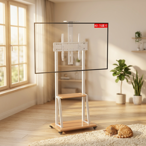 Nuovo carrello portatile per <span class=keywords><strong>TV</strong></span> Mobile con ruote 32 ''-70'' schermo LCD condividi supporto per <span class=keywords><strong>TV</strong></span> supporti per la casa uso aziendale scatole confezionate - Product Image 2