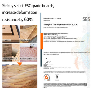 Porte Interne Pivotanti in Legno Massello e MDF, Stile Semplice ed Ecologico, Facili da Montare, per Progetti Commerciali - Product Image 5