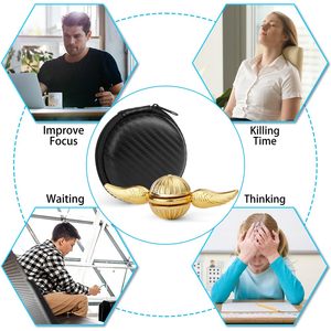Giroscopio EDC con Ali d'Angelo, Ali di Cupido in Lega di Alluminio, Golden Snitch Fidget Spinner, Vendita all'Ingrosso - Product Image 5
