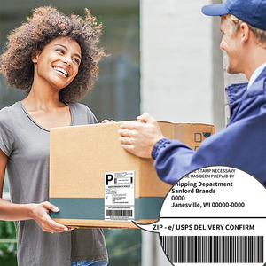 ملصقات باركود للإبحار قابلة للطي صناعية Fnsku بيضاء 52X25 ورقة شحن أوراق 4X6 - Product Image 1