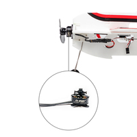 Avion RC RadioLink A560 580mm 3D acrobatique à aile fixe, brushless, RTF, 4KM de portée, 6 modes de vol pour débutants