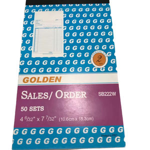 Carnet de factures et de commandes JiaLong pour entreprises – Papier cartonné durable, impression numérique, gaufrage, gestion des tâches - Product Image 2