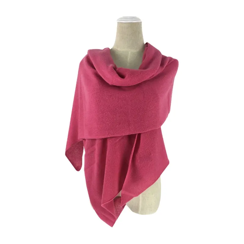 Hot selling woollen cashmere blend knit scarf