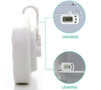 Termómetro Electrónico para cocina, refrigerador/congelador termómetro a prueba de humedad y resistente al agua con imanes