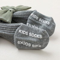 Ensemble de bandeaux en satin et chaussettes pour bébés, fabriqués en Corée du Sud, pour nouveau-nés, accessoires tricotés de printemps