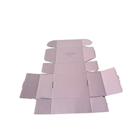 Boîtes d'expédition de vêtements en carton ondulé avec impression de logo de marque personnalisée