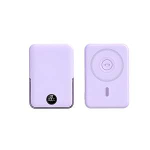 5000 мАч Мини Портативный PD22.5W Быстрая зарядка магнитный беспроводной Power Bank зарядное устройство с подставкой держатель для мобильных телефонов - Product Image 4