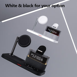 2024 5 en 1 <span class=keywords><strong>chargeur</strong></span> sans fil support lampe réveil pour iPhone 15 <span class=keywords><strong>Pro</strong></span> Max <span class=keywords><strong>Airpods</strong></span> <span class=keywords><strong>Pro</strong></span> Station d'accueil de charge rapide - Product Image 6