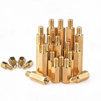 Entretoises hexagonales en laiton à tête unique M4 M5 M6, mâle-femelle, pour isolation de carte mère PCB et châssis