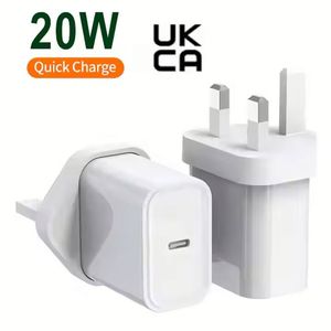 PD 20W Fast Charging <b>Type</b> <b>C</b> <b>Adapter</b> EU US UK <b>Plug</b> Mobile Phone Wall Charger for IPh 16 15 14 13 12 11 Pro Max - Product Image 1