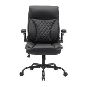 Executive Swivel Office Chair High Quality Adjustable Height Leather Ergonomic Boss office Chair