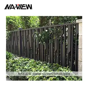 Courtyard Laser Cut Aluminium Garden Yard Gates Fences Gate