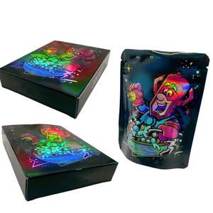 Tùy chỉnh in Nắp kéo đứng lên túi kẹo kỳ lạ nhựa Ziplock bao bì 3.5 mùi bằng chứng 3.5g Túi Mylar với bộ hộp - Product Image 3