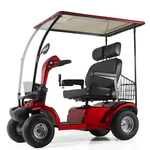 Gotway — chariot de golf mobile, scooter personnalisé avec toit et pare-brise, moteur de 1400W, 2 pièces, batterie de 100ah