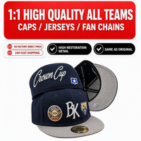 Gorras de Béisbol Personalizadas al por Mayor, Gorras Era Bordadas Originales Vintage, Gorras de Béisbol con Visera Plana, Gorras Snapback de Hip Hop