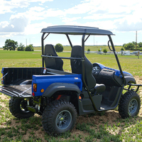 Kingwoo Véhicule électrique certifié EEC 4 places, buggy automatique, UTV 60V avec batterie 8V 150Ah et autonomie de 80 km