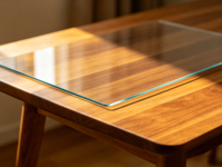 Protecteur de table en TPU transparent, nappe en verre souple, tapis de bureau résistant à la chaleur