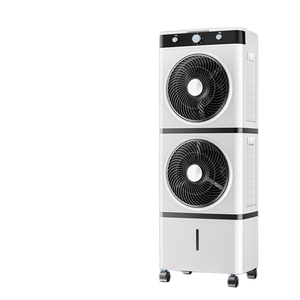 Double-Layer Smart <b>Fan</b> Air Conditioner <b>Small</b> Commercial & Household Mobile Silent Cooler Remote Control Plastic Material Househo - Product Image 4